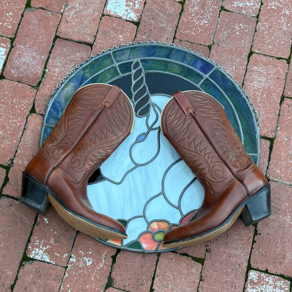 Vintage ACME Leather Cowboy Boots